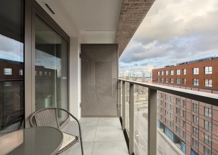 Lily - Rooftop Terrace By The Shipyard Hotel apartamentowy Gdańsk